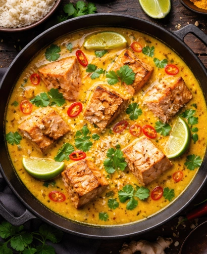 Spiced coconut curry